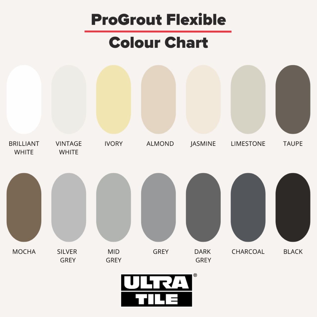 Progrout Flexible Colour Chart 2024 97018