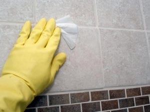 cleaning grout