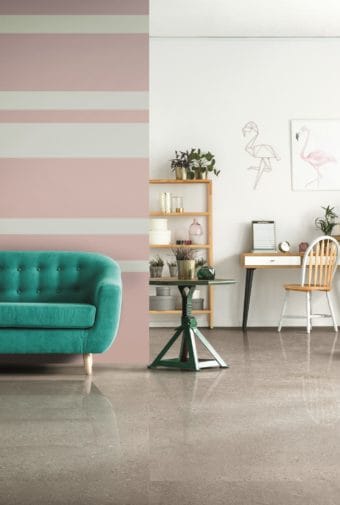 Boron Grey Limestone Polished Floor