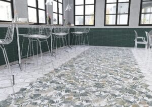 Hex Jungle Decor 22.5 x 25.9cm